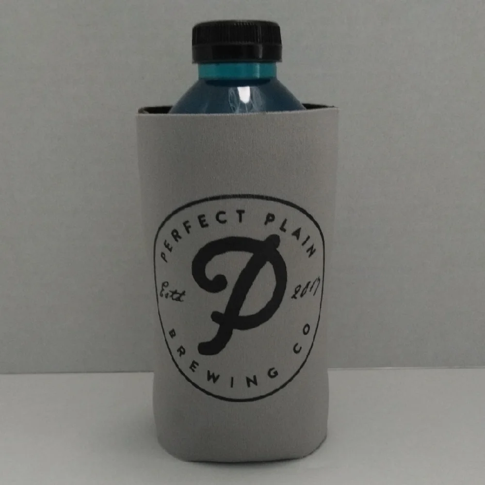 Perfect Plain Brewing Co. Gray‎ Oversized Bottle Sleeve / Koozie